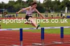 Mens under-17s 400 metres hurdles, 2023 Northern Under-13s, Under-15s and Under-17s, Middlesbrough.  Photo: David T. Hewitson/Sports for All Pics